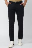 VAN HEUSEN Slim Fit Men Dark Blue Trousers