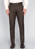 PETER ENGLAND Slim Fit Men Brown Trousers