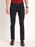 TURTLE Skinny Fit Men Blue Trousers