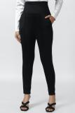 FOREVER 21 Regular Fit Women Black Trousers