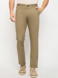 DUKE Slim Fit Men Khaki Trousers