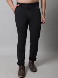 CANTABIL Regular Fit Men Black Trousers