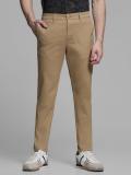 JACK & JONES Slim Fit Men Brown Trousers