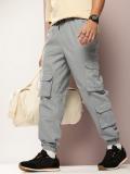 Kook N Keech Regular Fit Men Grey Trousers