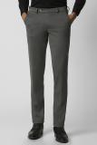 VAN HEUSEN Slim Fit Men Grey Trousers