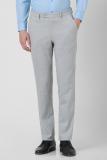 VAN HEUSEN Slim Fit Men Grey Trousers