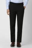 V DOT BY VAN HEUSEN Skinny Fit Men Black Trousers