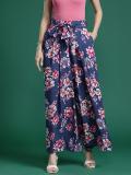 Dressberry Flared Women Blue Trousers