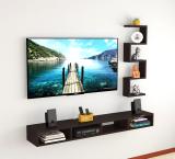 ERAWUD Engineered Wood TV Entertainment Unit (Finish Color - Brown, DIY(Do-It-Yourself))