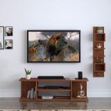 ANIKAA Asher Engineered Wood TV Entertainment Unit (Finish Color - Walnut, DIY(Do-It-Yourself))