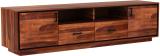 Rekha Art and Craft TV Cabinet Made of Sheesham Wood Solid Wood TV Entertainment Unit (Finish Color - Honey Finish, Pre-assembled)