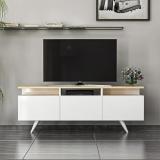 Ladybug Engineered Wood TV Entertainment Unit (Finish Color - Oak & White, DIY(Do-It-Yourself))