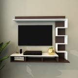 PICKWOOD Aaron Engineered Wood TV Entertainment Unit (Finish Color - Flowery Wenge & Frosty White, DIY(Do-It-Yourself))