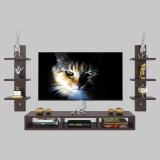 Home wood latest wooden wall setup box stand Engineered Wood TV Entertainment Unit (Finish Color - Brown, DIY(Do-It-Yourself))