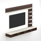 BLUEWUD Primax Plus TV Unit with Storage Shelves for Decor Display Upto 50 Inches Engineered Wood TV Entertainment Unit (Finish Color - Wenge & Frosty, DIY(Do-It-Yourself))