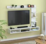 PICKWOOD Ambienc Mini Engineered Wood TV Entertainment Unit (Finish Color - Frosty White, DIY(Do-It-Yourself))