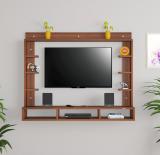 Das Decker Small Engineered Wood TV Entertainment Unit (Finish Color - Classic Walnut, DIY(Do-It-Yourself))