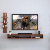 ANIKAA TV Entertainment Unit / TV Cabinet/ TV Stand Engineered Wood TV Entertainment Unit (Finish Color - Walnut, DIY(Do-It-Yourself))