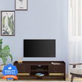 Mintwud from Pepperfry Daisen Engineered Wood TV Entertainment Unit (Finish Color - Wenge Finish, Knock Down)