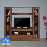 Nilkamal Dawn Engineered Wood TV Entertainment Unit (Finish Color - Walnut, Knock Down)