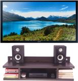 Captiver Tiny Wall Mounted Tv Unit Wooden Wenge (25X10X9.5) Inch/Entertainment Holder Wood Rack Organizer Showcase Stand Display Furniture set top box remote holder Engineered Wood TV Entertainment Unit (Finish Color - Wenge, DIY(Do-It-Yourself))