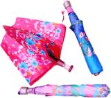 ummbreellas 2 Foldable Umbrellas Protective Umbrellas Printed Umbrellas Umbrella (Multicolor)