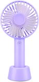 GUGGU Wind Cool Fan: 6 Steps, 2000mAh Battery, High Speed, LED, Multiple Colors vp14 GE-314 Mini Handheld Fan, Portable Fan USB Rechargeable USB Fan (Multicolor)