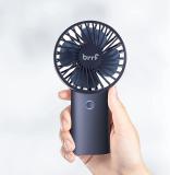 Brrf Mini Thunder Handheld (upto 18 hours running) USB Rechargeable 4000 mAh Battery Operated Portable, Desk , Carry it Anywhere USB Fan (Blue)