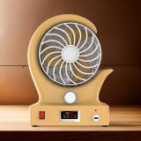 YAROH Mini Ac Cooler Rechargeable Wind Fan Portable (USB Fan) With LED Light_GGG168 Trendy Rechargeable Fan Light Weight Mini Fan_HH168 USB Fan (Multicolor)