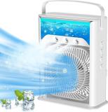 DIGIBUDS Humidifier with 7 Colors LED Light Portable Air Conditioner Fan, Personal Mini Mini-cooler-for room 010 USB Air Cooler, USB Air Freshener, USB Air Purifier, USB Fan, Rechargeable Fan (MULTI COLOR A)