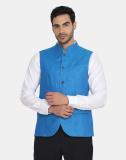 Blackberrys Solid Men Waistcoat