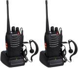 Baofeng BF-888S Two Way Radio 16CH 400-470MHZ WT01 Walkie Talkie (Black)