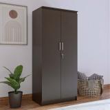 NEUDOT MONO Engineered Wood 2 Door Wardrobe (Finish Color - Wenge, Knock Down)