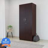 Flipkart Perfect Homes Studio LILLIAN 2 DOOR WARDROBE Engineered Wood 2 Door Wardrobe (Finish Color - FLOWERY WENGE, Knock Down)