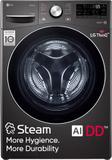 Lg 15 kg FHD1508STB Fully Automatic Front Load Dryer Fully Automatic Front Load Washing Machine (Washer with AI Direct Drive Technology, Wi-Fi Enabled, Allergy Removal with Steam & Turbo Wash Ready to Wear Clothes with In-built Heater Black)