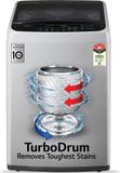 Lg 8 kg T80SPSF2Z Fully Automatic Top Load Washing Machine (with Inverter,5 Star Silver)
