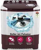 Lg 8 kg P8035SRAZ Semi Automatic Top Load Washing Machine (White, Maroon)