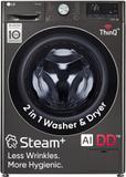 Lg 11 kg FHD1107STB Fully Automatic Front Load Washing Machine (Black, Grey)