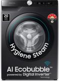 Samsung 8 kg WW80T504DAB1TL Fully Automatic Front Load Washing Machine (5 Star, AI Ecobubble, Wi-Fi, Hygiene Steam,Digital Inverter with In-built Heater Black)