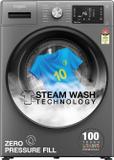 Whirlpool 8 kg XS8014BYM52E Fully Automatic Front Load Washing Machine (Steam Technology 5 Star Inverter 100+ Tough Stains, 6th Sense Soft Move with In-built Heater Black)