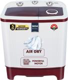 Marq By Flipkart 6 kg MQSA605NNNDM / MQSA60H5W Semi Automatic Top Load Washing Machine (5 Star Rating Innowash Range White, Maroon)