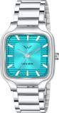 LOUIS DEVIN LD-GS069-BLU-CH Rectangular Dial Steel Chain Analog Watch  - For Men