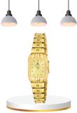 Aglance 9151ym01 women golden dial High Quality 9151YM01 Golden Dial Womens Watch Analog Watch  - For Women