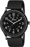 JAINX JM7174 Black Silicone Band Analog Watch  - For Men