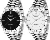 ANALOGUE Combo of 2 | Stainless Steel | 1 Year Warranty | Boys Series Analog Watch  - For Men