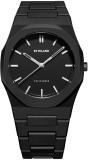 D1 MILANO PCBJ11 Polycarbon Black Dial Quartz Analog Watch  - For Men