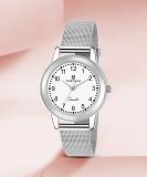 TIMEWEAR 276WDNTL TIMEWEAR White Number Dial Stainless Steel Strap Analog Watch  - For Women