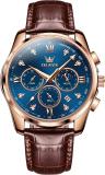 OLEVS Classic Blue Dial Analog Watch  - For Men