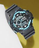 SF 77118PP05W Super Fiber Hustler Analog-Digital Watch  - For Men