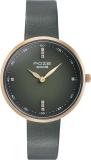 SONATA Poze Poze Green Dial Green Leather Strap Analog Watch  - For Women